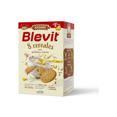 Blevit ® Superfibra 8 Cereales y Galleta María 500g Blevit ® Superfibra 8 Cereales y Galleta María 500g