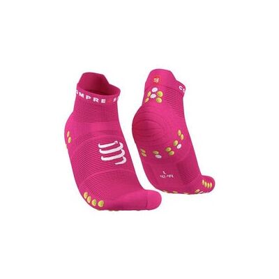 Compressport Pro Racing Socks Run Low Size 2 Fluo Pink Primerose 1 par Compressport Pro Racing Socks Run Low Size 2 Fluo Pink Primerose 1 par