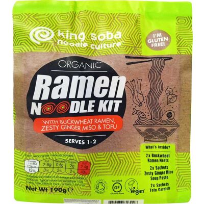 Kit de Ramen de alforfón orgánico sin gluten - King Soba Kit de Ramen de alforfón orgánico sin gluten - King Soba