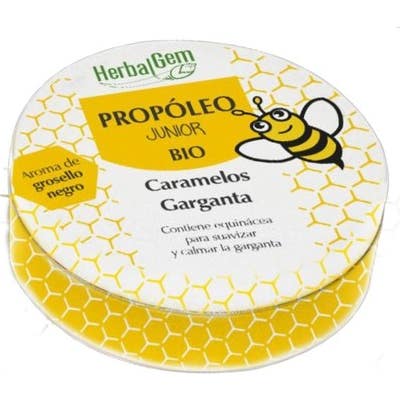 Dulces Bio Propóleo Junior Herbalgem - Alivia Garganta - 45g Dulces Bio Propóleo Junior Herbalgem - Alivia Garganta - 45g