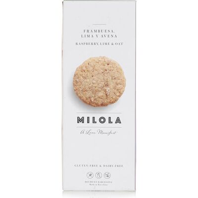 Galletas de frambuesa lima y avena sin gluten - Milola Galletas de frambuesa lima y avena sin gluten - Milola