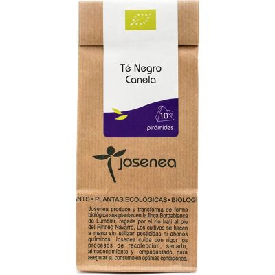 Josenea Té Negro Canela BIO 10 pirámides Josenea Té Negro Canela BIO 10 pirámides
