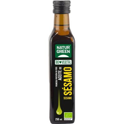 Aceite de sésamo virgen Naturgreen 250 ml - Aceite de sésamo Aceite de sésamo virgen Naturgreen 250 ml - Aceite de sésamo