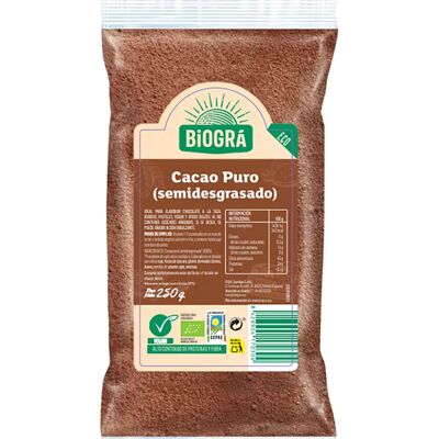 SORRIBAS Cacao Puro Polvo Eco 250gr SORRIBAS Cacao Puro Polvo Eco 250gr