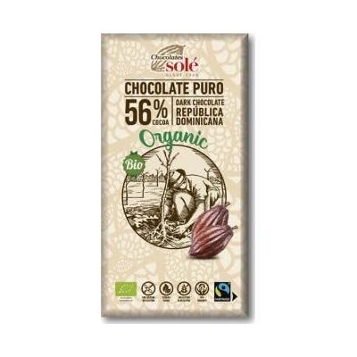 Chocolates Solé Chocolate Negro 56% Cacao Orgánico - Chocolate Chocolates Solé Chocolate Negro 56% Cacao Orgánico - Chocolate
