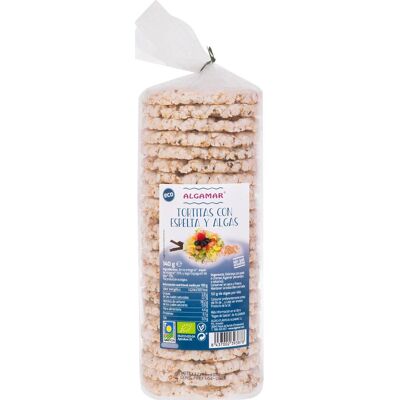 ALGAMAR Tortitas con Espelta y Algas Eco 140 g ALGAMAR Tortitas con Espelta y Algas Eco 140 g