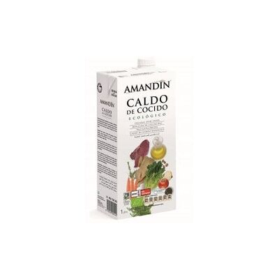 AMANDIN Caldo Cocido Natural Eco 1 L AMANDIN Caldo Cocido Natural Eco 1 L