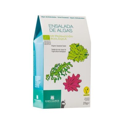Mezcla de Ensalada de Algas Ecológicas Porto Muiños - 25g Mezcla de Ensalada de Algas Ecológicas Porto Muiños - 25g
