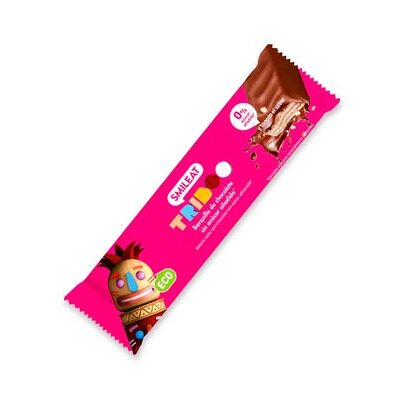 Smileat Triboo Barquillo Ecológico Recubierto de Chocolate 40 g Smileat Triboo Barquillo Ecológico Recubierto de Chocolate 40 g