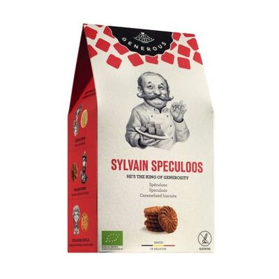 Generous Sylvain Speculoos Galleta sin Gluten Eco 100 g Generous Sylvain Speculoos Galleta sin Gluten Eco 100 g
