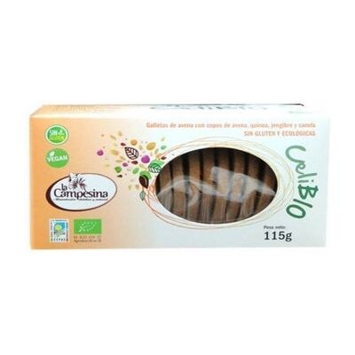 Galletas Orgánicas La Campesina Quinoa Jengibre Canela Sin Gluten Galletas Orgánicas La Campesina Quinoa Jengibre Canela Sin Gluten