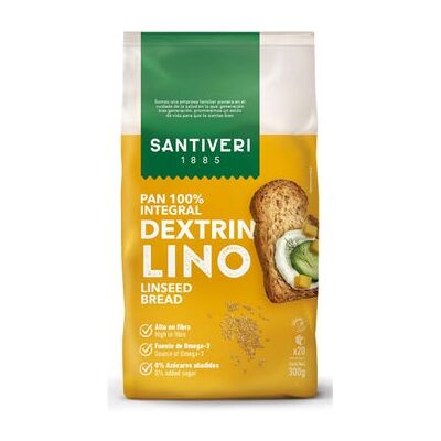 Santiveri Pan 100% Integral Dextrin Lino 300g Santiveri Pan 100% Integral Dextrin Lino 300g