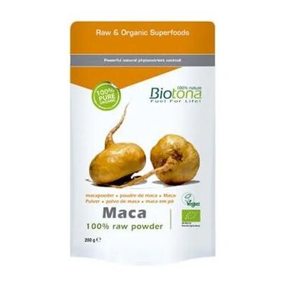 Polvo de Maca crudo - Suplemento dietético - Biotona Polvo de Maca crudo - Suplemento dietético - Biotona