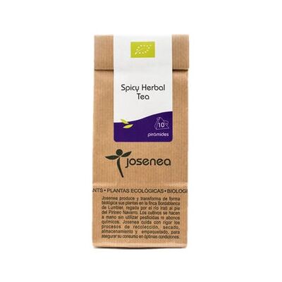 Josenea Spicy Herbal Tea BIO 10 pirámides Josenea Spicy Herbal Tea BIO 10 pirámides