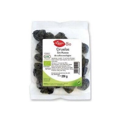 Ciruelas Secas Orgánicas Sin Hueso - 250g - El Granero Integral Ciruelas Secas Orgánicas Sin Hueso - 250g - El Granero Integral