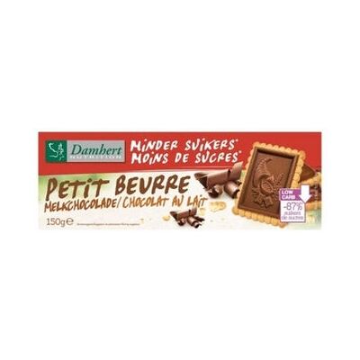 Damhert Petit Beurre Galletas de Mantequilla y Chocolate - 125g Damhert Petit Beurre Galletas de Mantequilla y Chocolate - 125g
