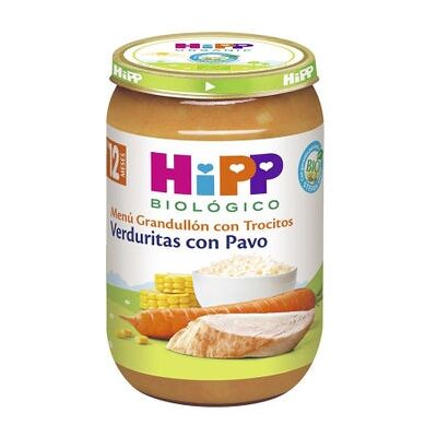 Hipp Tarrito de Verduritas con Pavo Bio 220 g Hipp Tarrito de Verduritas con Pavo Bio 220 g
