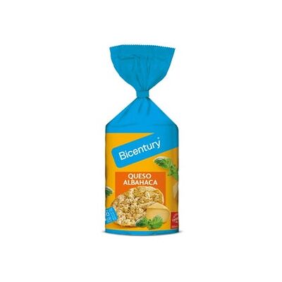 Tortitas de Maíz Queso y Albahaca - Bicentury Tortitas de Maíz Queso y Albahaca - Bicentury