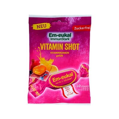 EM-EUKAL Vitamin Shot Caramelos Sin Azúcar 75g EM-EUKAL Vitamin Shot Caramelos Sin Azúcar 75g