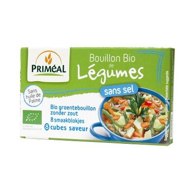 Primeal Cubitos de Caldo Vegetal Sin Sal - 72 g Primeal Cubitos de Caldo Vegetal Sin Sal - 72 g