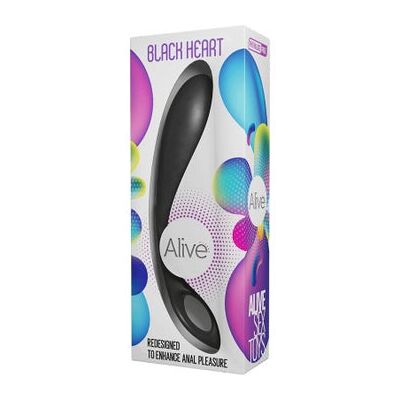 Alive Black Heart Estimulador Anal 1ud Alive Black Heart Estimulador Anal 1ud
