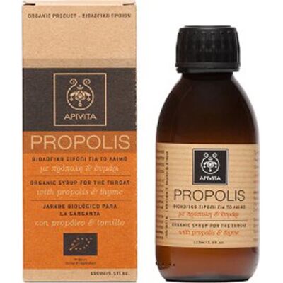Apivita Propolis jarabe garganta propóleo y Tomillo 150ml Apivita Propolis jarabe garganta propóleo y Tomillo 150ml