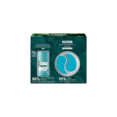 Klorane Mascarilla en Stick Purificante a la Menta 1BIO 50 ml + Parches Alisantes Antifatiga Klorane Mascarilla en Stick Purificante a la Menta 1BIO 50 ml + Parches Alisantes Antifatiga