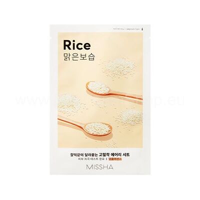 Missha Airy Fit Sheet Mask Arroz Missha Airy Fit Sheet Mask Arroz