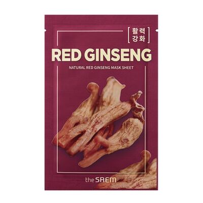 The SAEM Natural Mascarilla Ginseng Rojo 21 ml The SAEM Natural Mascarilla Ginseng Rojo 21 ml