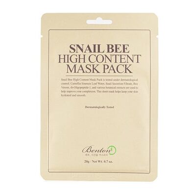Benton Snail Bee High Content Mask Pack 20 g Benton Snail Bee High Content Mask Pack 20 g