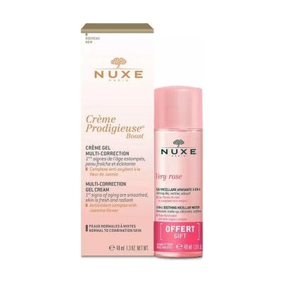 Nuxe Crème Prodigieuse Boost Crema-Gel 40 ml + Very Rose Agua Micelar 40 ml Nuxe Crème Prodigieuse Boost Crema-Gel 40 ml + Very Rose Agua Micelar 40 ml
