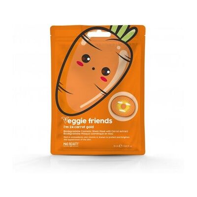 Mad Beauty Veggie Friends Carrot Sheet Face Mask 25 ml Mad Beauty Veggie Friends Carrot Sheet Face Mask 25 ml