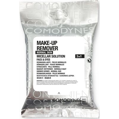 Comodynes Make-Up Remover Normal Skin Toallitas Desmaquillantes 20 uds Comodynes Make-Up Remover Normal Skin Toallitas Desmaquillantes 20 uds