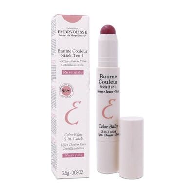 Embryolisse Color Balm 3-in-1 Stick Nude Pink - Barra de maquillaje Embryolisse Color Balm 3-in-1 Stick Nude Pink - Barra de maquillaje