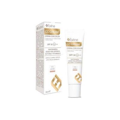 Farline Cc Cream Nº2 Color Medio 30 ml Farline Cc Cream Nº2 Color Medio 30 ml