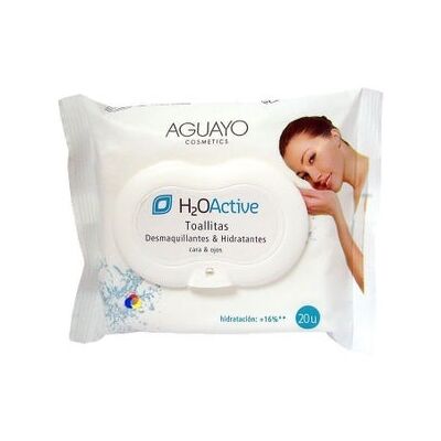 aguayo Removedor de Maquiagem Toalhetes + Hidratantes 20 uds aguayo Removedor de Maquiagem Toalhetes + Hidratantes 20 uds