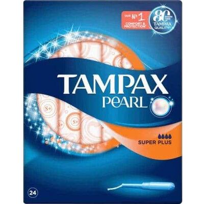 Tampax Pearl tampón superplus 24 uds Tampax Pearl tampón superplus 24 uds