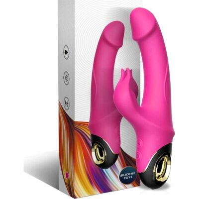 Armony Meteror Dildo Vibrador Rabbit Rotador Fucsia 1 ud Armony Meteror Dildo Vibrador Rabbit Rotador Fucsia 1 ud