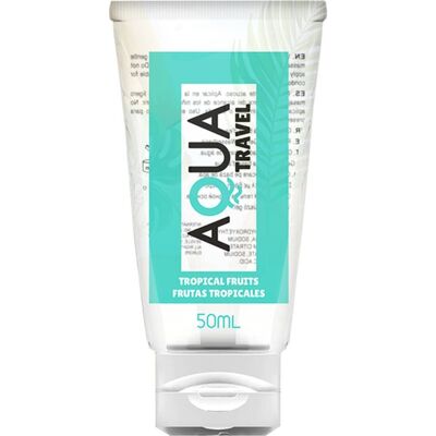 Aqua Travel Lubricante Base Agua Sabor Frutas Tropicales 50 ml Aqua Travel Lubricante Base Agua Sabor Frutas Tropicales 50 ml