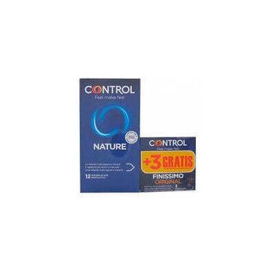 ARTSANA Control Nature 12 uds + Control Finissimo 3 uds ARTSANA Control Nature 12 uds + Control Finissimo 3 uds