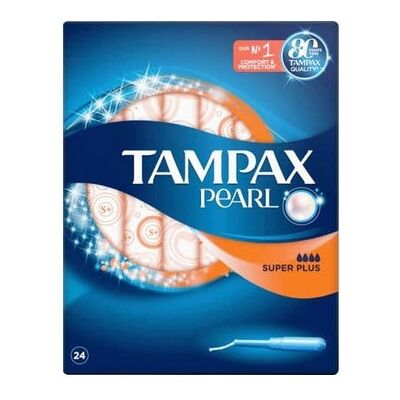 Tampax Pearl tampón superplus 24 uds Tampax Pearl tampón superplus 24 uds