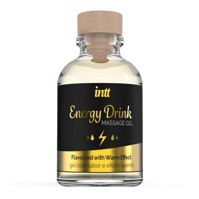 Intt Energy Drink Massage Gel Flavoured with Warm Effect 30 ml Intt Energy Drink Massage Gel Flavoured with Warm Effect 30 ml