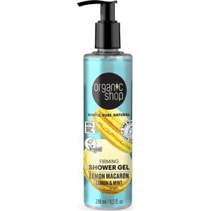 Organic Shop Firming Shower Gel Lemon Macaron 280ml Organic Shop Firming Shower Gel Lemon Macaron 280ml