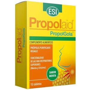 Propolaid propolgola menta 15 comprimidos masticables - ESI - TREPAT DIET - Suplemento alimenticio Propolaid propolgola menta 15 comprimidos masticables - ESI - TREPAT DIET - Suplemento alimenticio