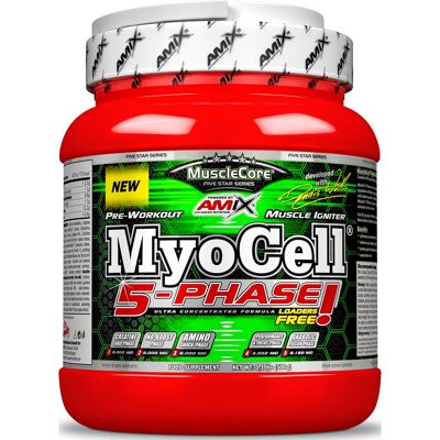 MyoCell 5 Fases de AMIX MuscleCore - Suplemento pre-entreno MyoCell 5 Fases de AMIX MuscleCore - Suplemento pre-entreno