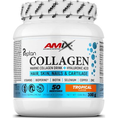 Amix Colágeno Marino Peptan Tropical 300g - Suplemento de colágeno Amix Colágeno Marino Peptan Tropical 300g - Suplemento de colágeno