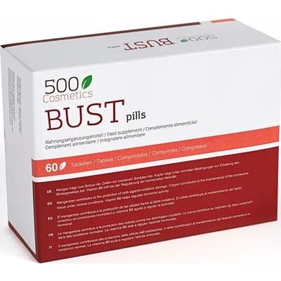 Pastillas para el Busto 500COSMETICS - Aumento Natural de Senos Pastillas para el Busto 500COSMETICS - Aumento Natural de Senos