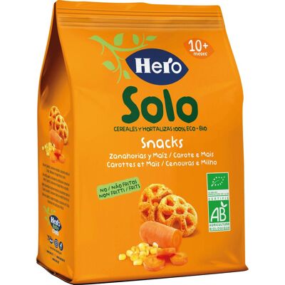 Snack Orgánico de Zanahoria y Maíz Hero - Bebé, Sin Gluten, 50g Snack Orgánico de Zanahoria y Maíz Hero - Bebé, Sin Gluten, 50g