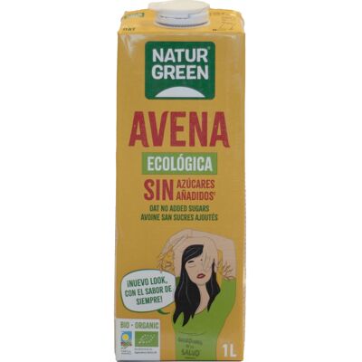 NATURGREEN Bebida de Avena y Calcio Orgánica 1L NATURGREEN Bebida de Avena y Calcio Orgánica 1L