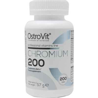 OstroVit Cromo - 200 mg - 200 Comprimidos - Apoya el metabolismo OstroVit Cromo - 200 mg - 200 Comprimidos - Apoya el metabolismo